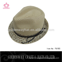 leopard fedora hat khaki fedora hat trilby/fedora hat